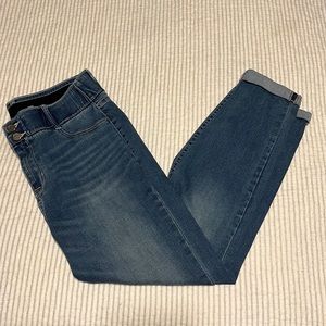 Apt 9 Size 14 Denim Cuffed Capri Pants